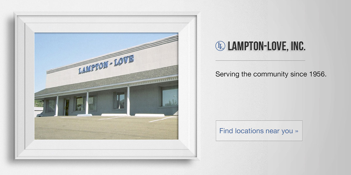 Lampton-Love, Inc. Serving the community since 1956.